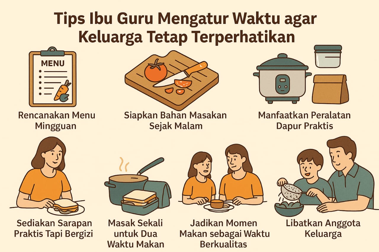 Manajemen Waktu Ibu Guru agar Keluarga Tidak Telantar
